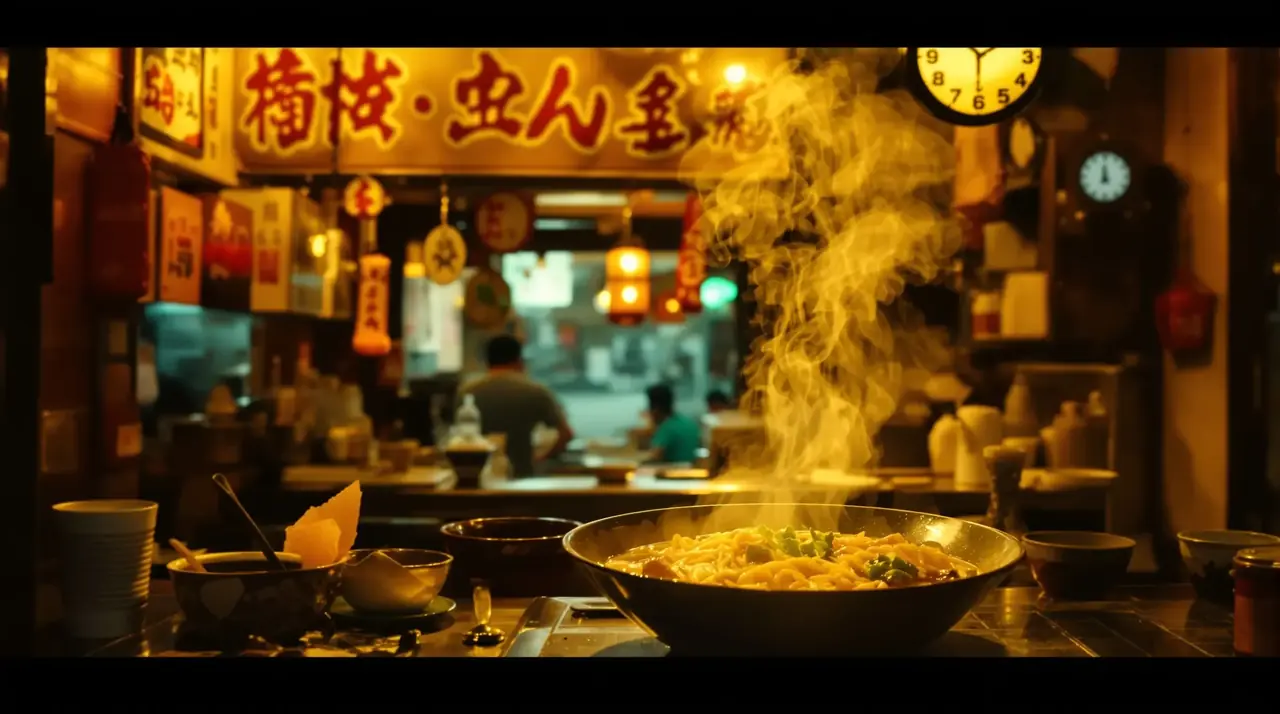 深夜一碗热汤面 - 苹果视频短视频 深夜一碗热汤面 - 美食封面